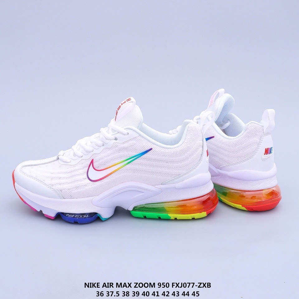 2020 Men Nike Air Max Zoom 950 White Colorful Running Shoes